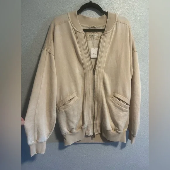 NEW Free People Robby Bomber in the color nomadic desert